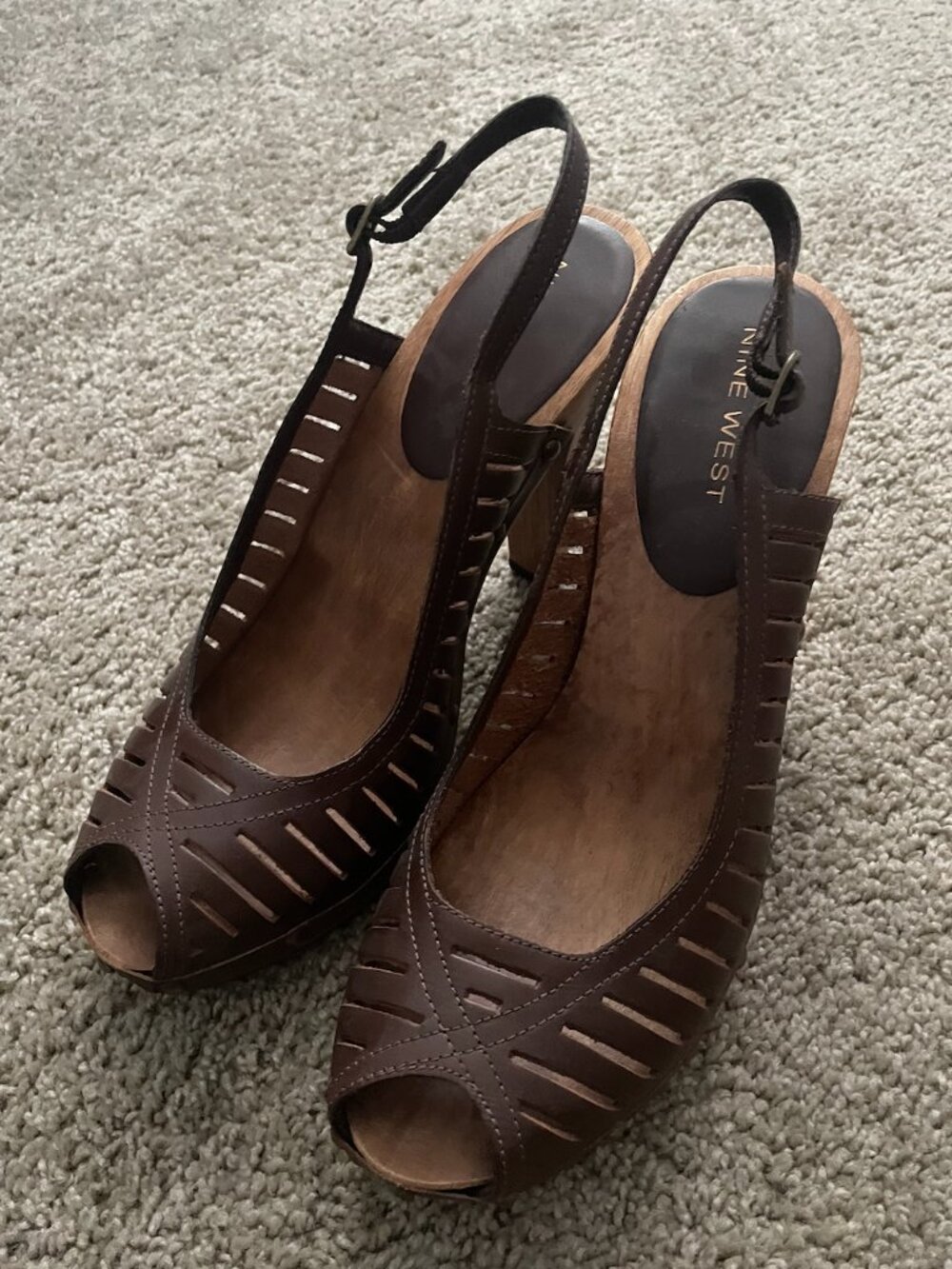 Strappy Nine West Y2K Heels